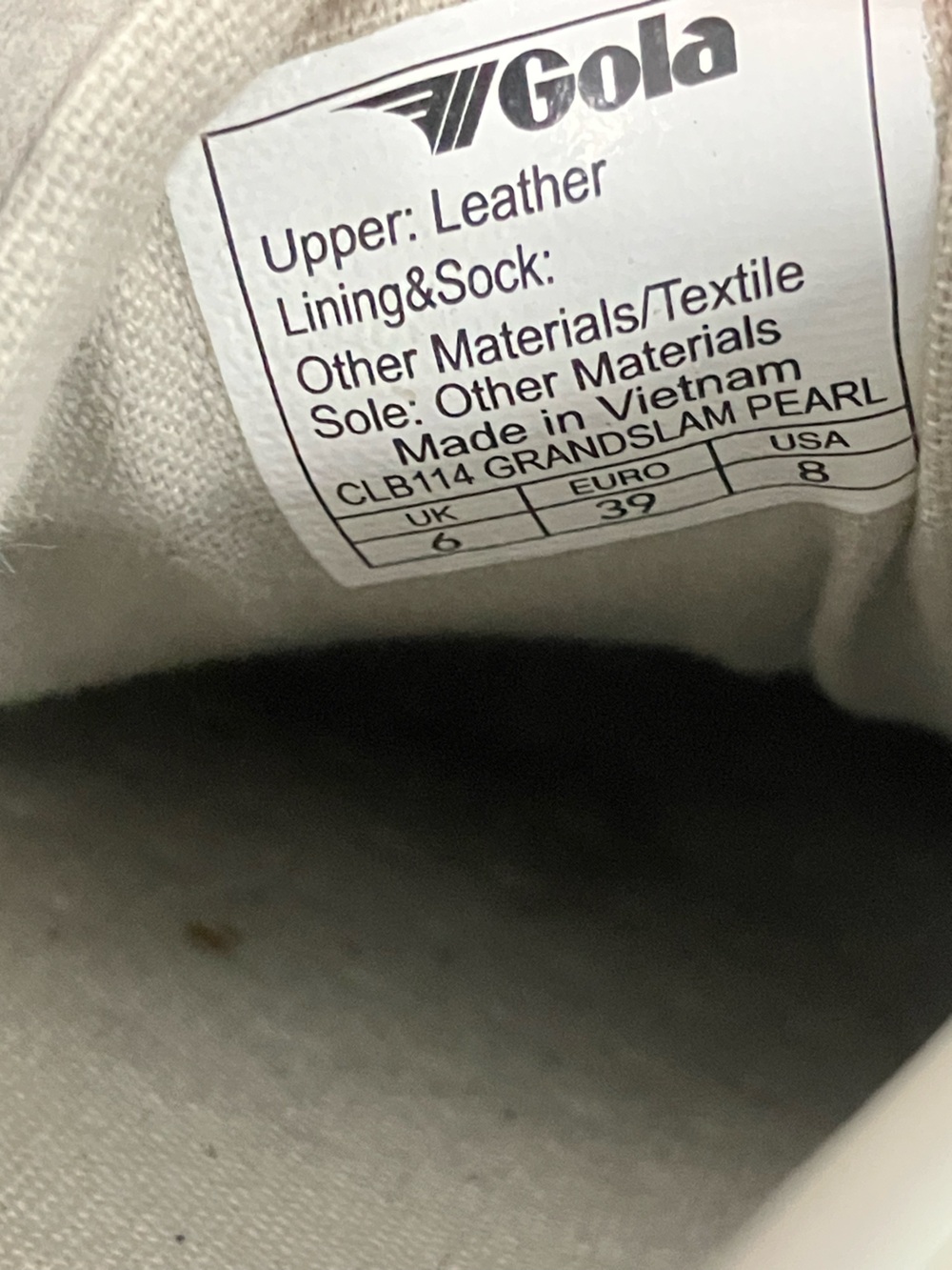 Gola size 8 Grandslam Sneakers - Picture 5 of 8